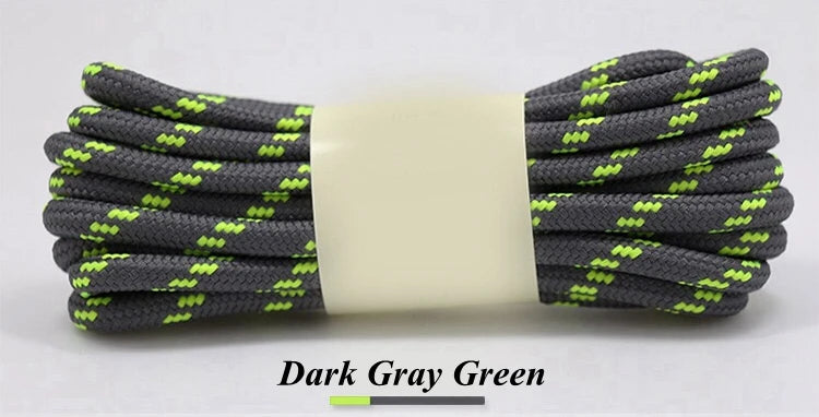 1Pair Outdoor Shoelaces Sports Round Shoes Lace Hiking Slip Rope Laces Sneakers Boots Shoelace 100/120/140/160cm Strings