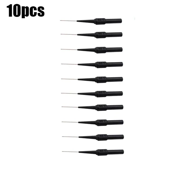 1/20PCs 30V Motorcycle Diagnostic Tools Multimeter Test Lead Extention Back Piercing Needle Tip Probes Car Test Probe Kit 0.7MM