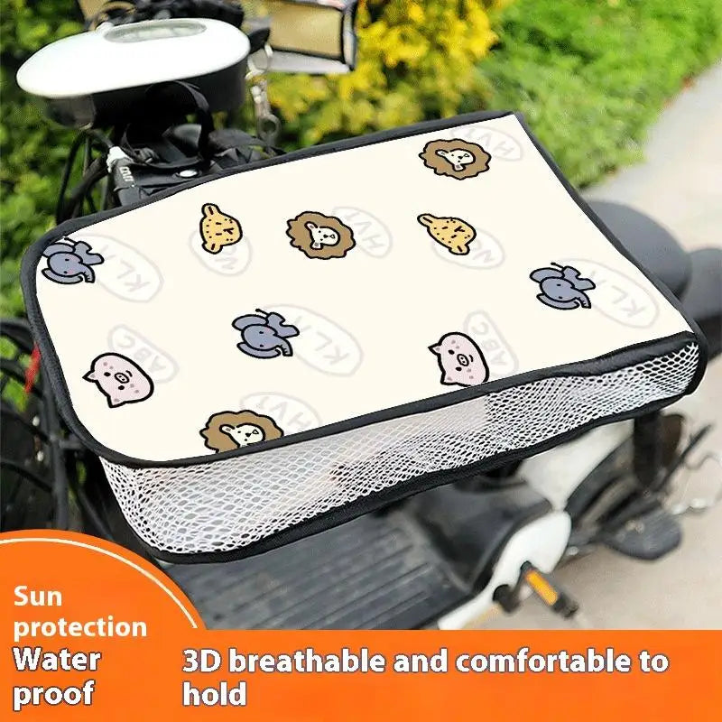 1 Pair Summer Sunscreen Heat Shading Gloves Electric Car Handlebar Cover Motorcycle Battery Car Hand Guard Cover