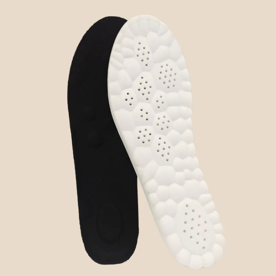 High Elasticity Latex Sport Insoles Soft Shoe Pads Arch Support Orthotic Insoles Breathable Deodorant Shock Absorption Cushion