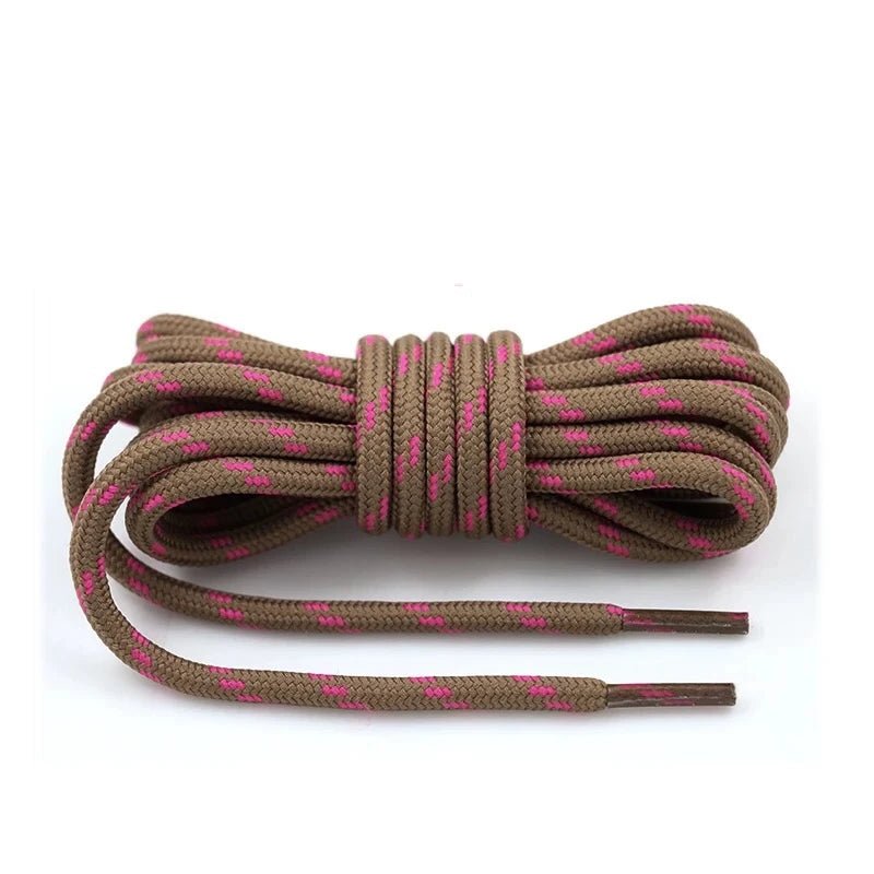 1Pair Outdoor Shoelaces Sports Round Shoes Lace Hiking Slip Rope Laces Sneakers Boots Shoelace 100/120/140/160cm Strings - PCWLDASHRES