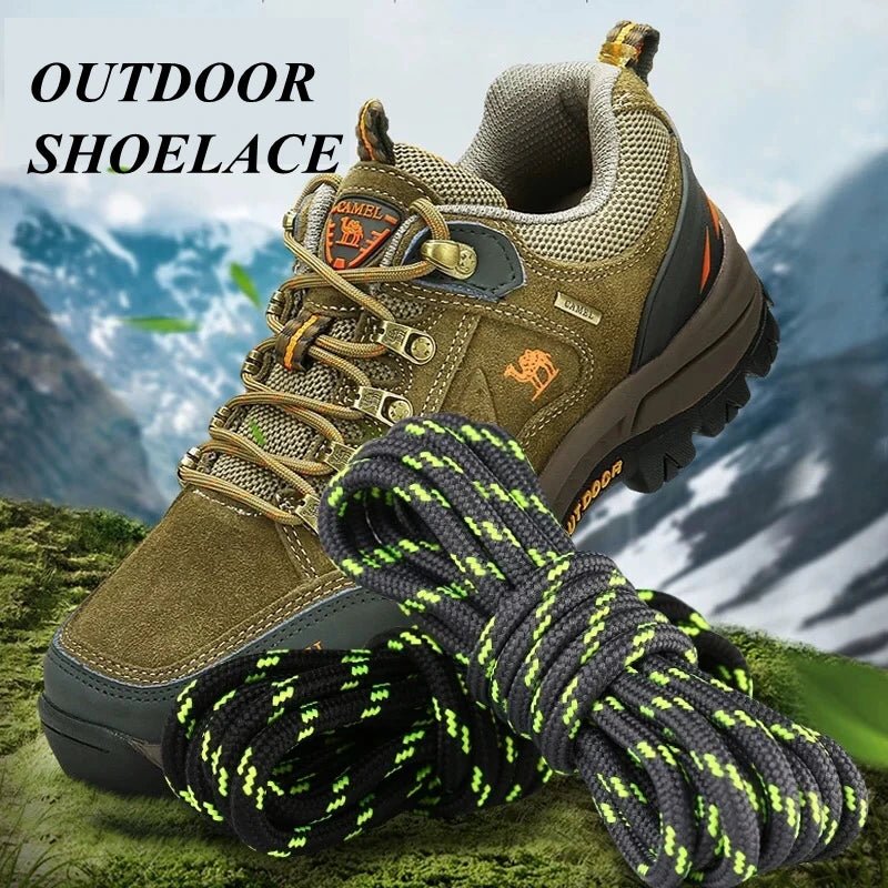 1Pair Outdoor Shoelaces Sports Round Shoes Lace Hiking Slip Rope Laces Sneakers Boots Shoelace 100/120/140/160cm Strings - PCWLDASHRES