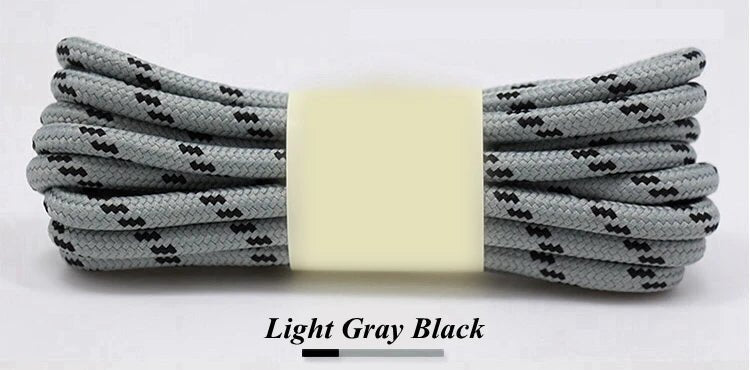 1Pair Outdoor Shoelaces Sports Round Shoes Lace Hiking Slip Rope Laces Sneakers Boots Shoelace 100/120/140/160cm Strings - PCWLDASHRES