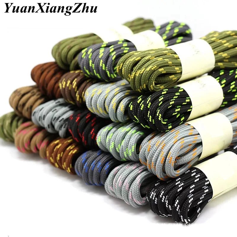 1Pair Outdoor Shoelaces Sports Round Shoes Lace Hiking Slip Rope Laces Sneakers Boots Shoelace 100/120/140/160cm Strings - PCWLDASHRES