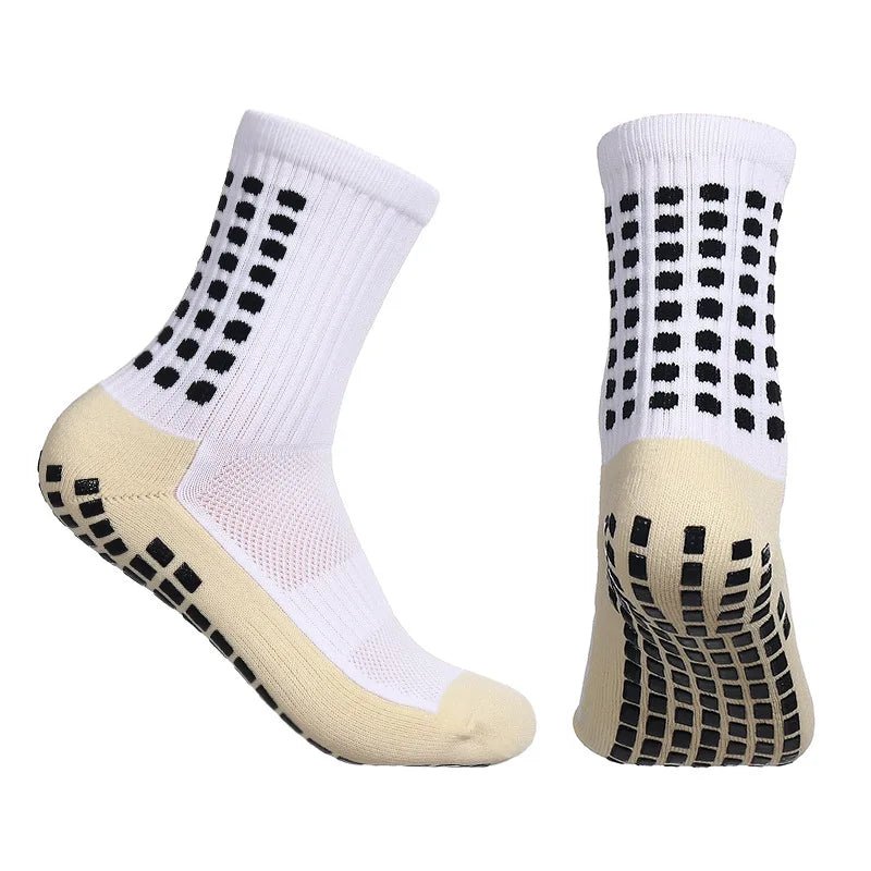 1Pc Adhesive Towel Sole Running Socks Non - slip Marathon Football Socks For Men And Women - PCWLDASHRES