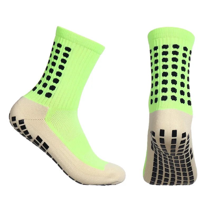 1Pc Adhesive Towel Sole Running Socks Non - slip Marathon Football Socks For Men And Women - PCWLDASHRES