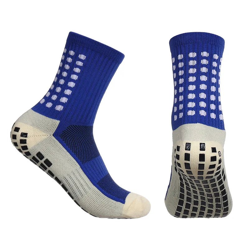 1Pc Adhesive Towel Sole Running Socks Non - slip Marathon Football Socks For Men And Women - PCWLDASHRES