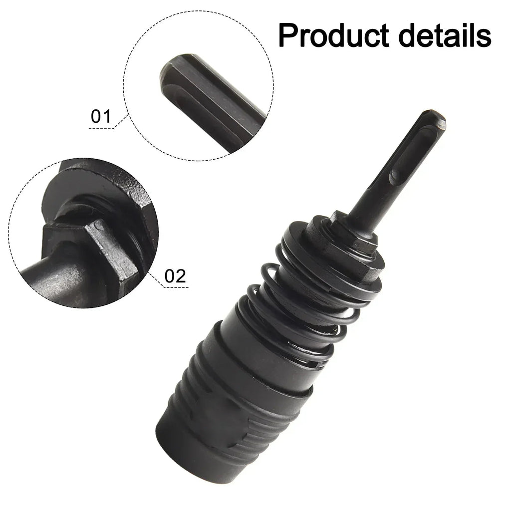1pc SDS Plus To SDS Max Adapter For Hammer Drill For SDS - Plus Socket Chisel Hammer Drill Chuck Adapter Converter Power Tools - PCWLDASHRES