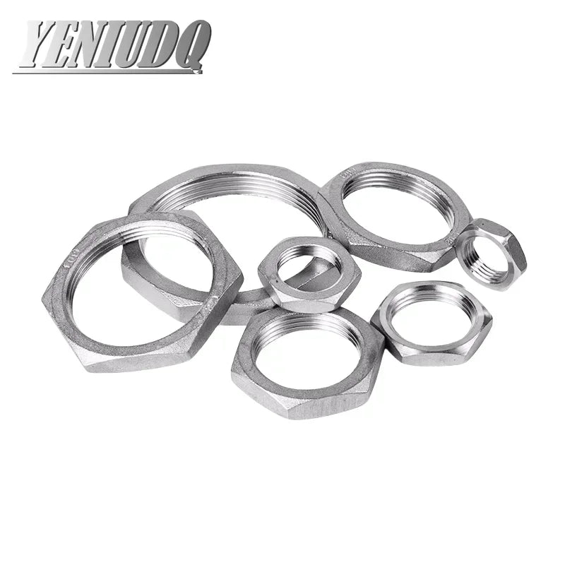 1pcs Pipe Fitting Stainless Steel ss 304 Hex Nuts HexNuts 1/8" 1/4" 3/8" 1/2" 3/4" 1" 1 - 1/4" 1 - 1/2" 2" 3" BSP Thread adapter - PCWLDASHRES