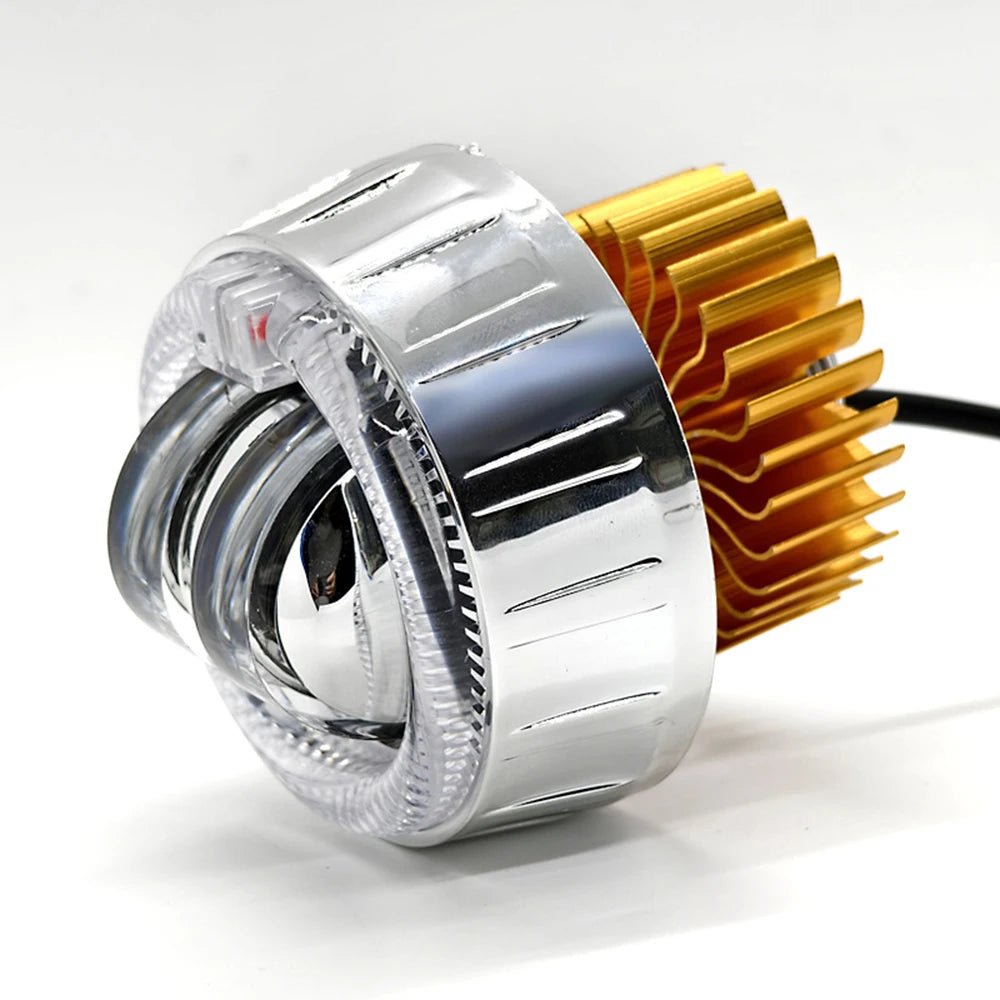 2 - inch Mini Motorcycle Lamp High Brightness Flashing LED Spotlight Devil's Eye Lens Waterproof Modified Electric Vehicle Light - PCWLDASHRES