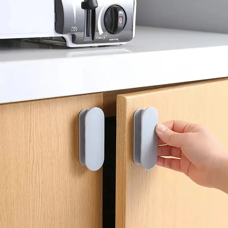 2 PCS Self Adhesive Handles for Window Cabinet Drawer Ideal for Door Wardrobe Sliding Door Organizing Auxiliary Device - PCWLDASHRES