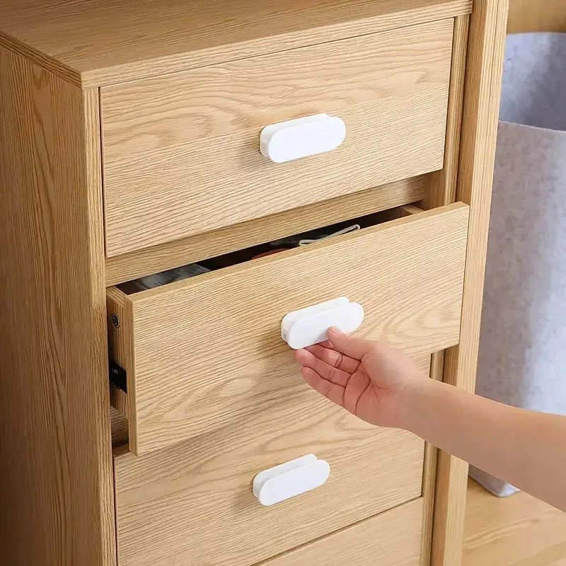2 PCS Self Adhesive Handles for Window Cabinet Drawer Ideal for Door Wardrobe Sliding Door Organizing Auxiliary Device - PCWLDASHRES