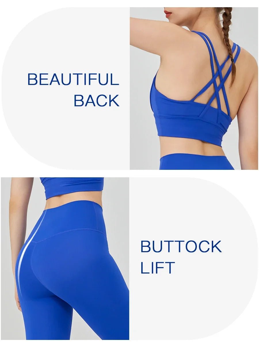 2 Pieces Yoga Sports Set Women Quick - Drying Gym Set Women Running Workout Long Sleeve Sports Shirt Yoga Clothing - PCWLDASHRES