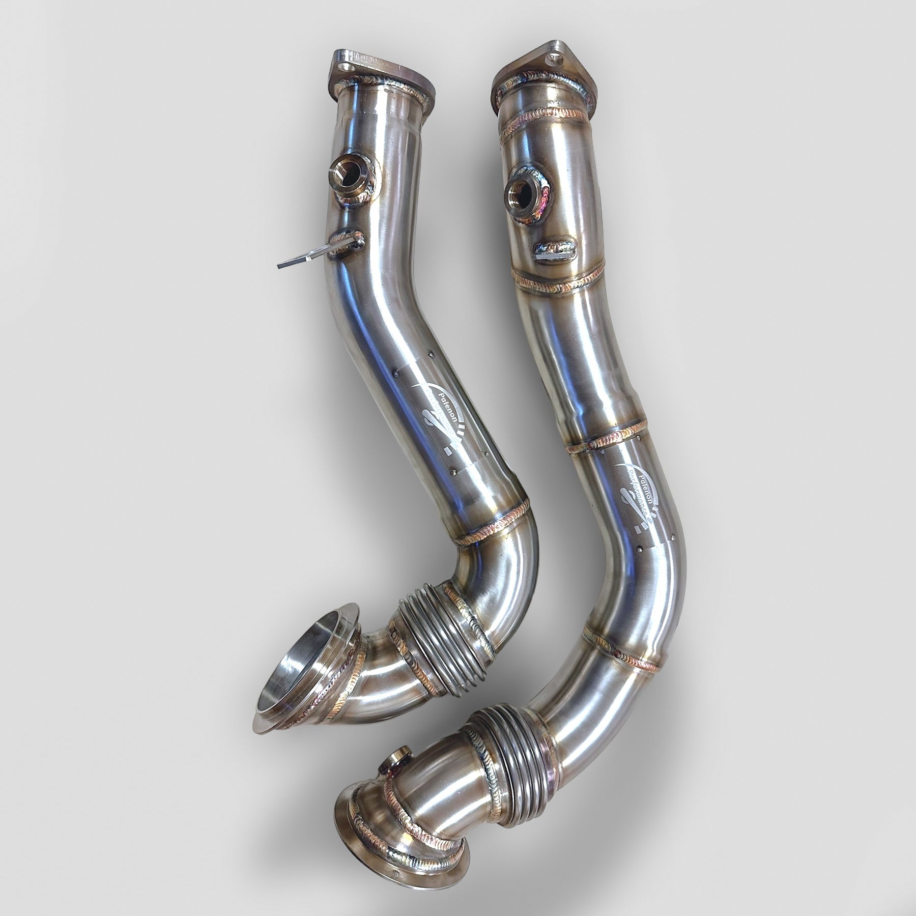 2007 - 2013 N54 Racing Downpipes For BMW 1M/ 135i/ 335i/ 335is/ 335Xi - Palenon Performance - PCWLDASHRES