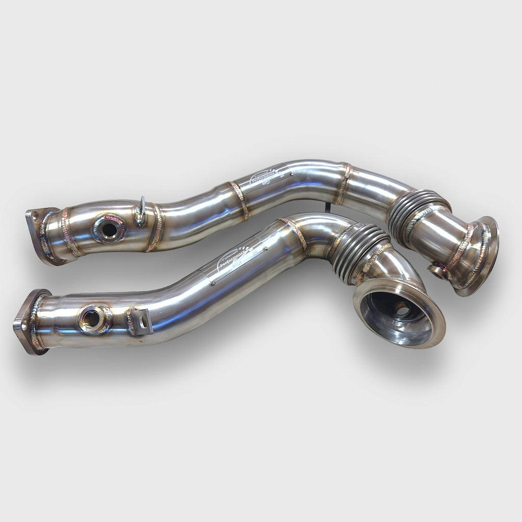2007 - 2013 N54 Racing Downpipes For BMW 1M/ 135i/ 335i/ 335is/ 335Xi - Palenon Performance - PCWLDASHRES