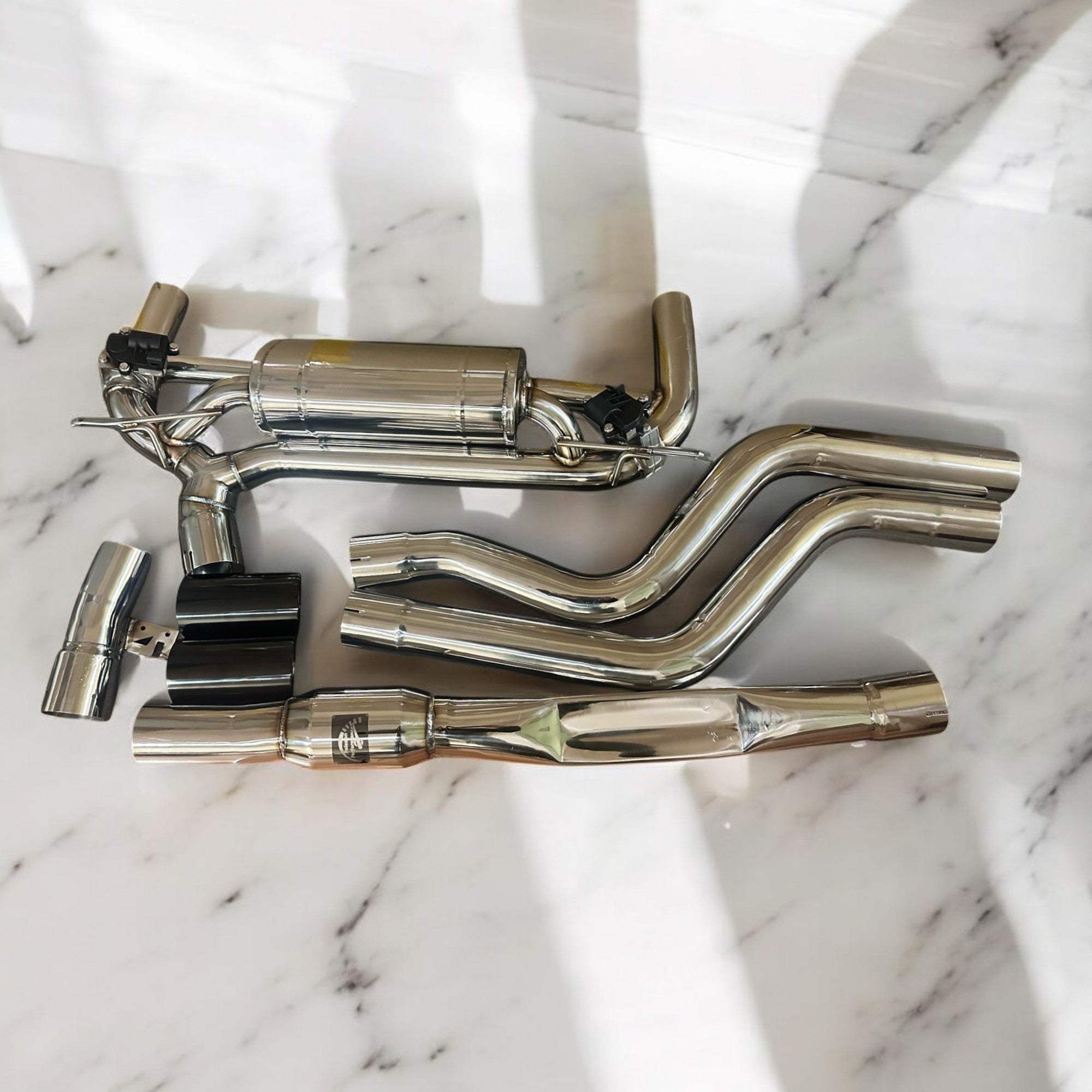 2015 - 2019 BMW F30 340i B58 Full Valve Performance Exhaust System | Palenon Performance - PCWLDASHRES