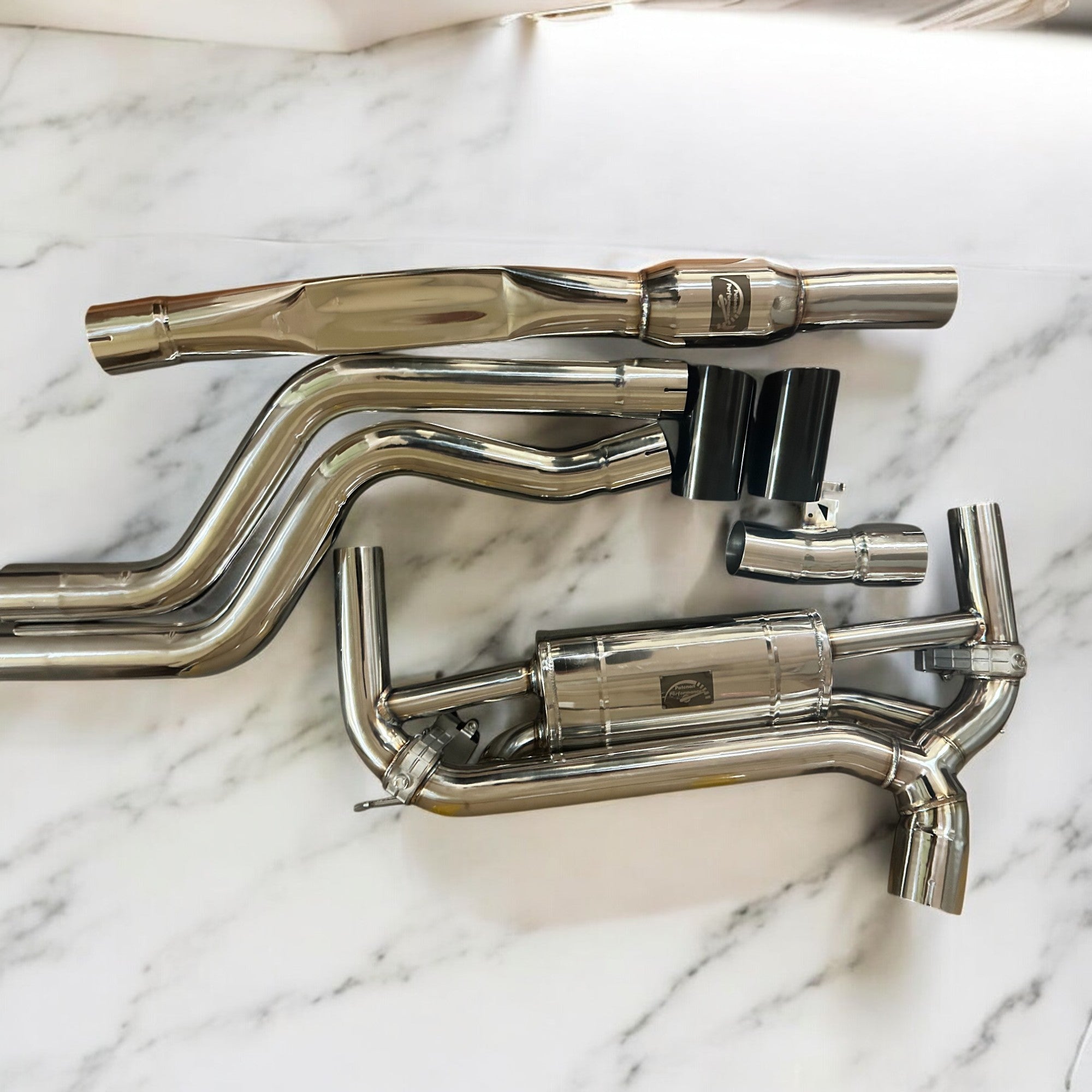 2015 - 2019 BMW F30 340i B58 Full Valve Performance Exhaust System | Palenon Performance - PCWLDASHRES
