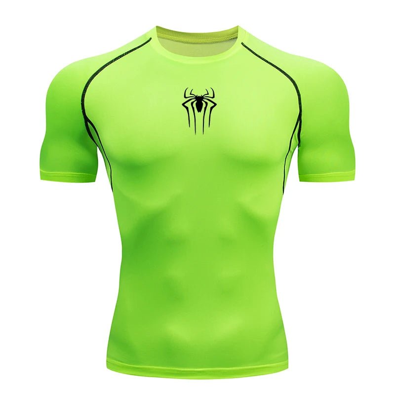 2024 Compression T Shirt Men Short Sleeve Sport Tees Fitness Running Sportsear Men Gym Elastic Quick Dry Jogging T-shirt Tops - PCWLDASHRES