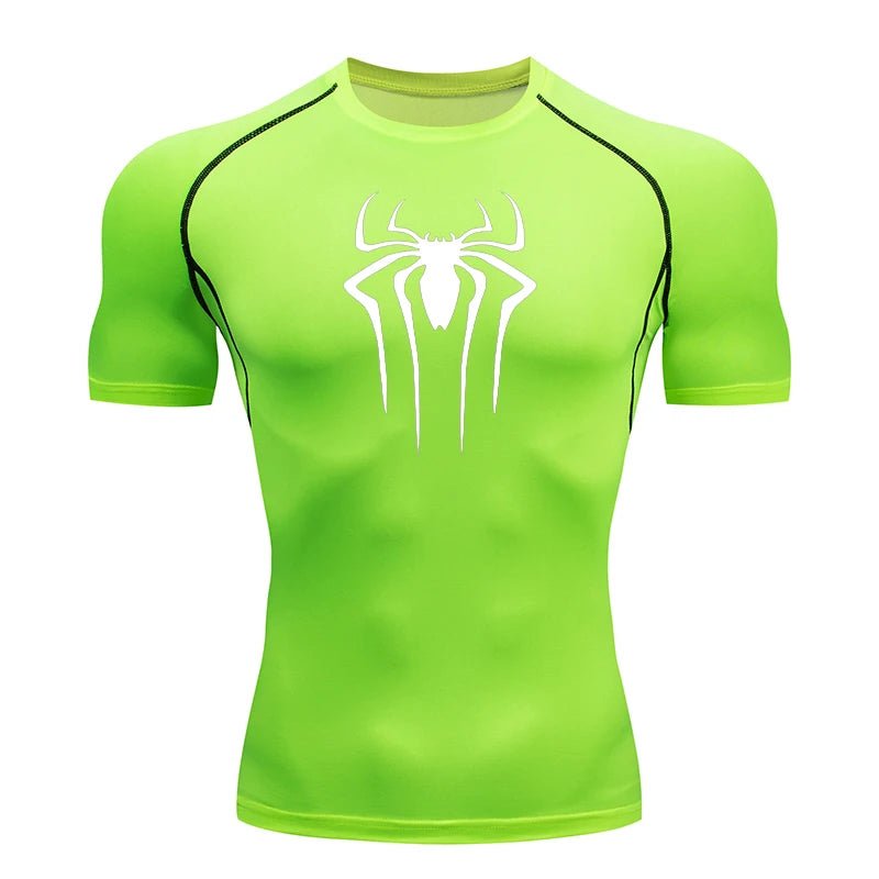 2024 Compression T Shirt Men Short Sleeve Sport Tees Fitness Running Sportsear Men Gym Elastic Quick Dry Jogging T-shirt Tops - PCWLDASHRES