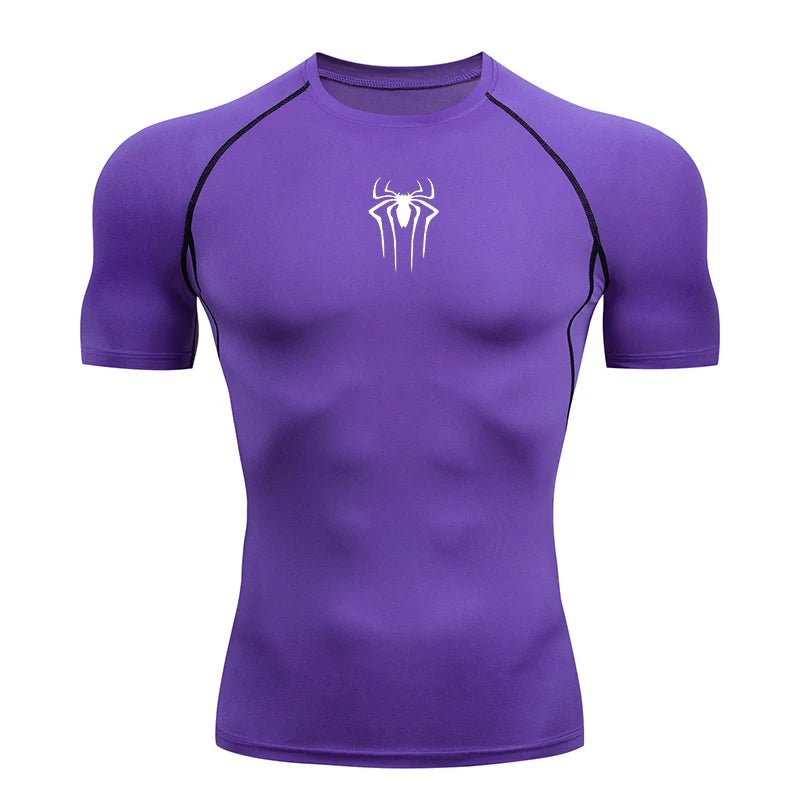 2024 Compression T Shirt Men Short Sleeve Sport Tees Fitness Running Sportsear Men Gym Elastic Quick Dry Jogging T-shirt Tops - PCWLDASHRES