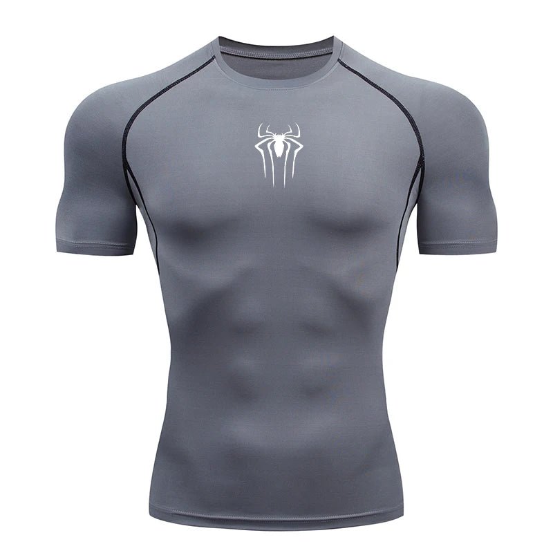 2024 Compression T Shirt Men Short Sleeve Sport Tees Fitness Running Sportsear Men Gym Elastic Quick Dry Jogging T-shirt Tops - PCWLDASHRES