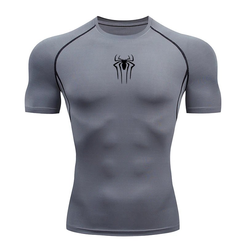 2024 Compression T Shirt Men Short Sleeve Sport Tees Fitness Running Sportsear Men Gym Elastic Quick Dry Jogging T-shirt Tops - PCWLDASHRES