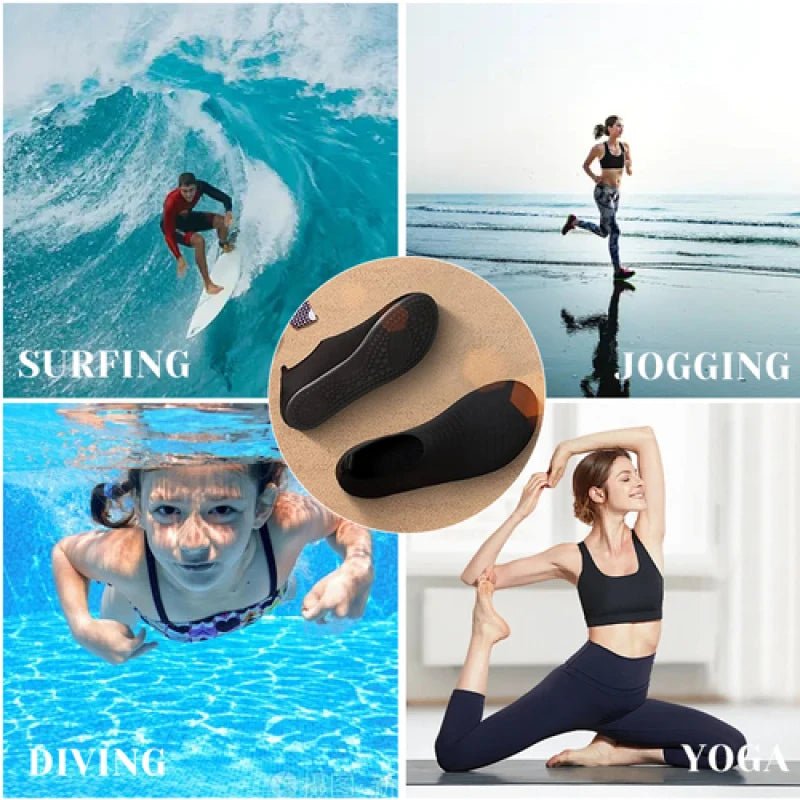 2024 New Beach Water Shoes Unisex Beach Quick - Drying Breathable Swimming Slippers Summer Anti - slip Casual Sports Water Sneakers - PCWLDASHRES