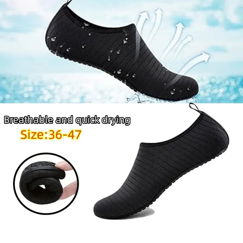 2024 New Beach Water Shoes Unisex Beach Quick - Drying Breathable Swimming Slippers Summer Anti - slip Casual Sports Water Sneakers - PCWLDASHRES