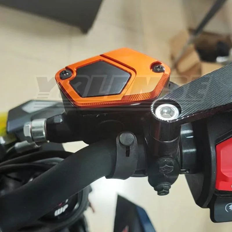 2024 NEW For DUKE 390 For DUKE 250 2024 2025 Motorcycle CNC Front Brake Fluid Reservoir Oil Cup Cap Master Cylinder Cover - PCWLDASHRES
