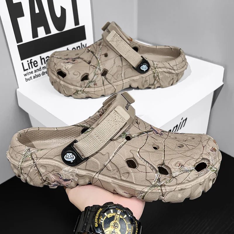 2024 Summer Men's Sandals New Home Garden Shoes Comfortable and Lightweight Men Slippers Non - Slip Soft Bottom Flip Flop Sandals - PCWLDASHRES