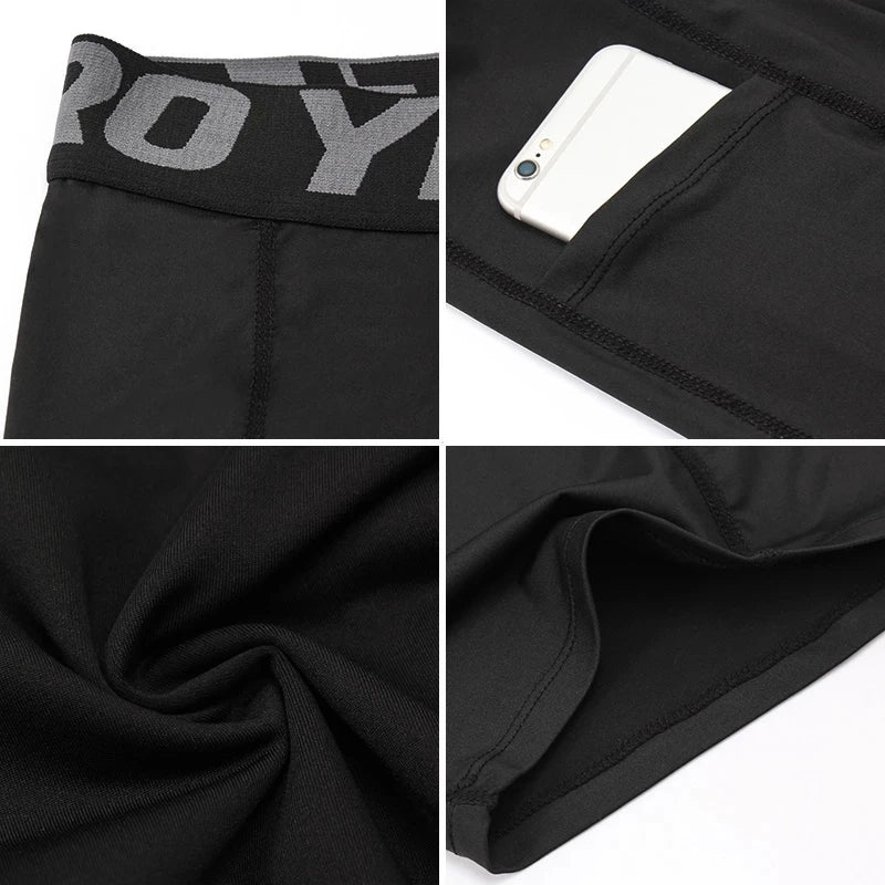 2025 Compression Shorts Men Summer Sportswear Training Tights Gym Fitness Leggings Short Pants Sport Bottoms Running Shorts Men - PCWLDASHRES