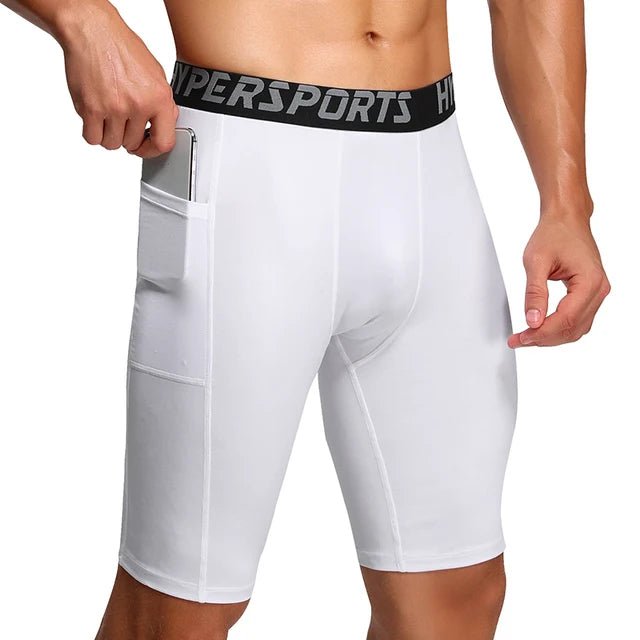 2025 Compression Shorts Men Summer Sportswear Training Tights Gym Fitness Leggings Short Pants Sport Bottoms Running Shorts Men - PCWLDASHRES