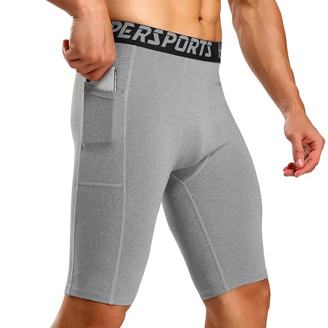 2025 Compression Shorts Men Summer Sportswear Training Tights Gym Fitness Leggings Short Pants Sport Bottoms Running Shorts Men - PCWLDASHRES