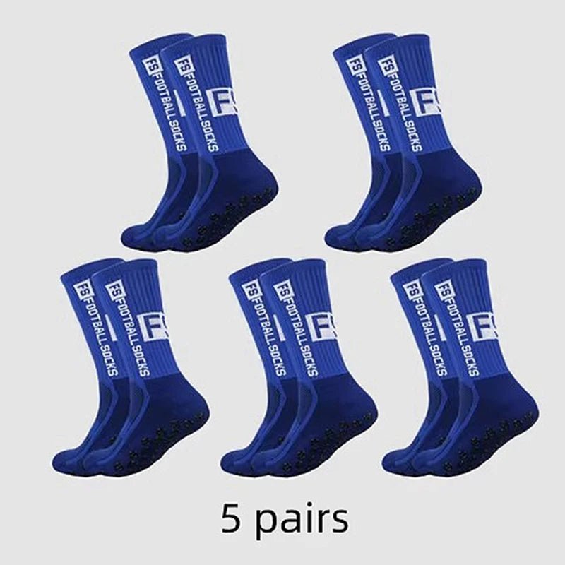 2025 New FS Anti slip Adhesive Football Socks Men's Middle Tube Anti sweat and Odorous Football Sports Cycling Socks - PCWLDASHRES