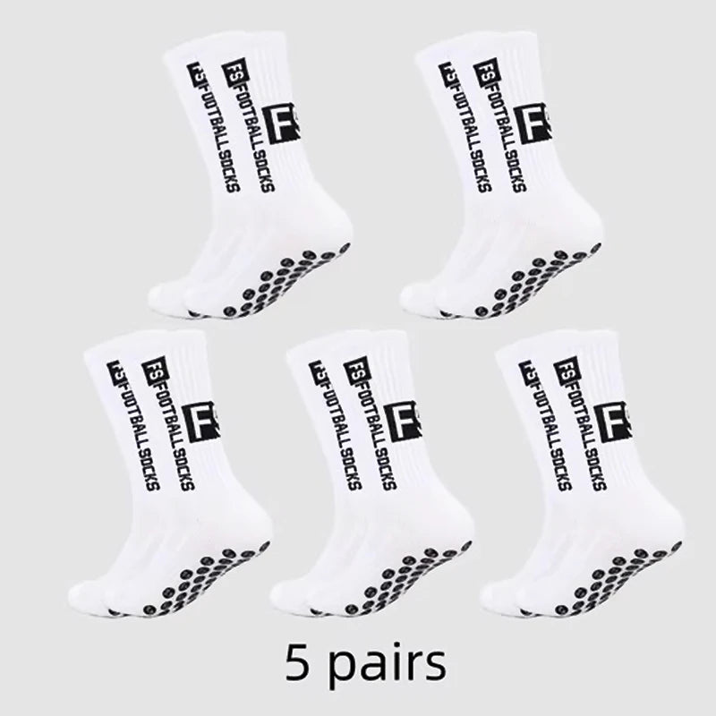 2025 New FS Anti slip Adhesive Football Socks Men's Middle Tube Anti sweat and Odorous Football Sports Cycling Socks - PCWLDASHRES