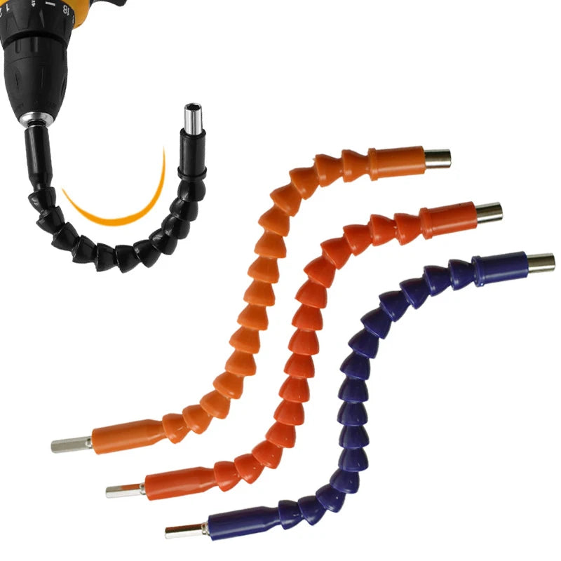 1pc 295mm 360 Degree Screwdriver Bend Universal Adapter Extension Rod Drill Bit Flexible Shaft Electric Hand Drill Power Tool