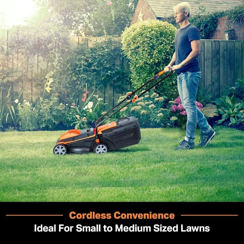 24VMWBL 24V Max 13 - inch Cordless Lawn Mower And Cordless Leaf Blower Combo With 2x4.0Ah Batteries And Charger - PCWLDASHRES
