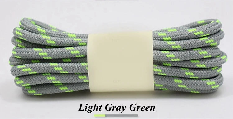 1Pair Outdoor Shoelaces Sports Round Shoes Lace Hiking Slip Rope Laces Sneakers Boots Shoelace 100/120/140/160cm Strings