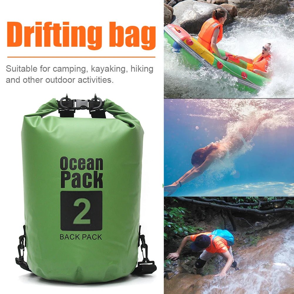 2L 5L Drifting PVC Mesh Bags Lightweight Waterproof Phone Pouch Floating Boating Kayaking Camping Bags for Outdoor Swimming - PCWLDASHRES
