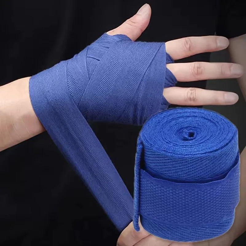 2PCS 1.5/2/3/5M Boxing Training Bandages Cotton Sports Bandages Sanda Kick Boxing Mma Hand Gloves Wraps Belt Boxing Sports Strap - PCWLDASHRES