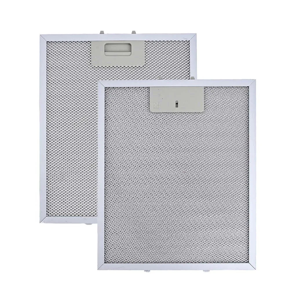 2pcs 330x230x9mm Aluminum Cooker Hood Filters Metal Mesh Extractor Vent Filter For Range Hood Vents Easy Installation - PCWLDASHRES