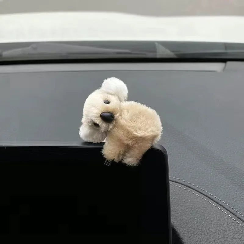 2PCS Cute Plush Koala Rearview Mirror Pole Doll Pendant Car Ornaments Motorcycle Bicycle Rearview Mirror Decoration Accessories - PCWLDASHRES