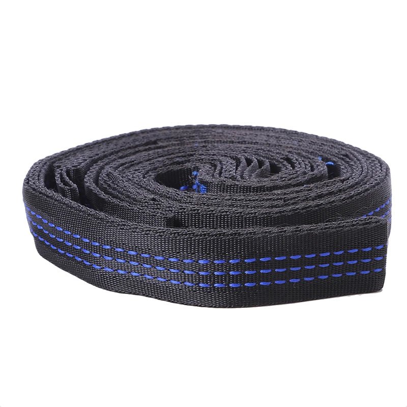 2Pcs High Bearing Capacity Hammock Straps 600lbs Breaking Strength Polyester Hammock Belt Rope 5 Ring Correias De Poliéster - PCWLDASHRES