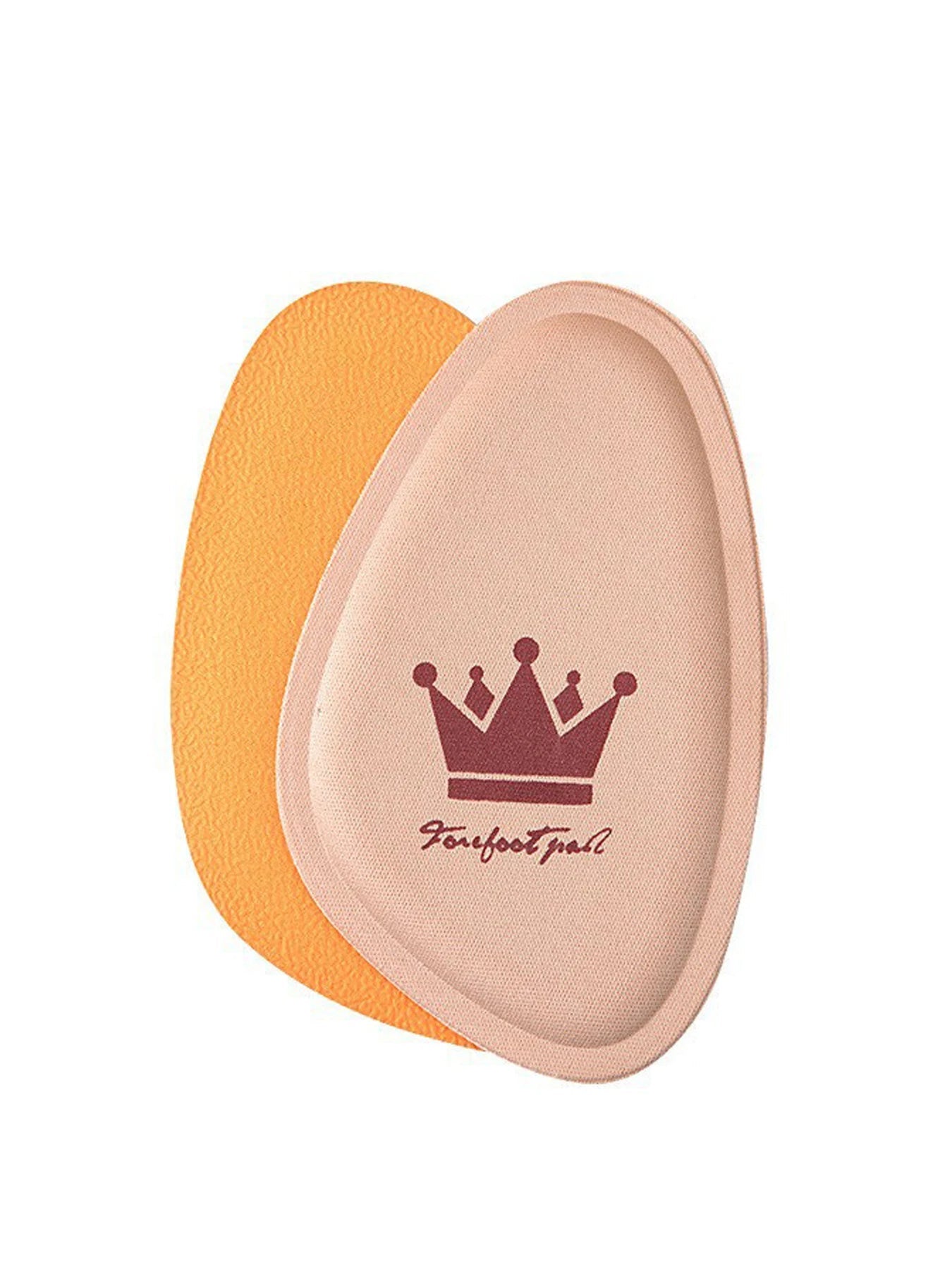2pcs Letter Graphic Shoe Insoles, Fashion Apricot Insoles For Pumps - PCWLDASHRES