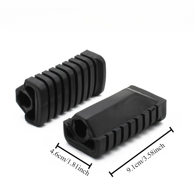 2pcs/set Motorbike Foot Peg Rubber Nonslip Footrest Pedal Foot Peg Cover Set for Honda WY125 Motorcycle Accessories - PCWLDASHRES
