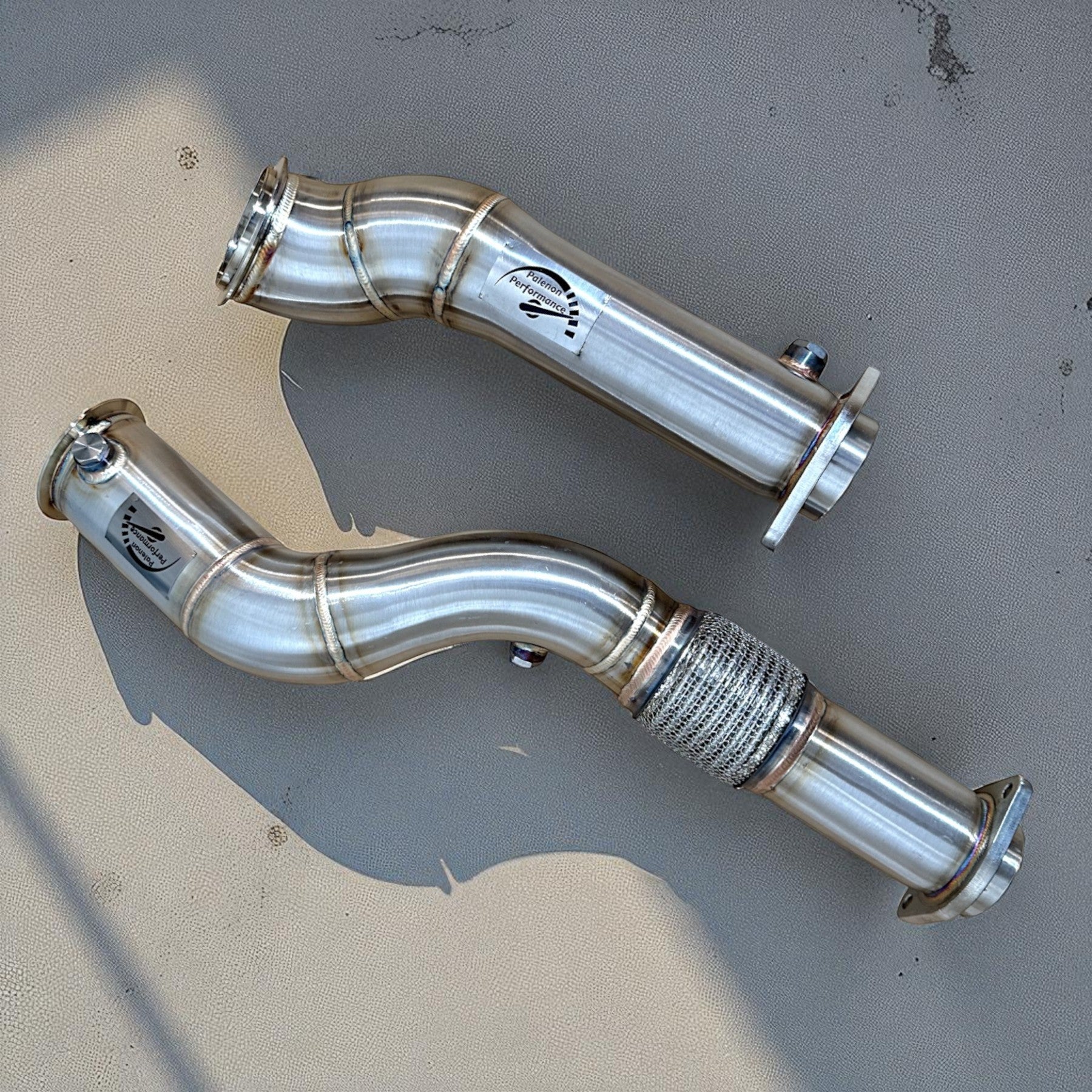 3.5 Inch S58 Race Downpipe For BMW M3 G80, M2 G87, M4 G82, M4 G83 - PCWLDASHRES