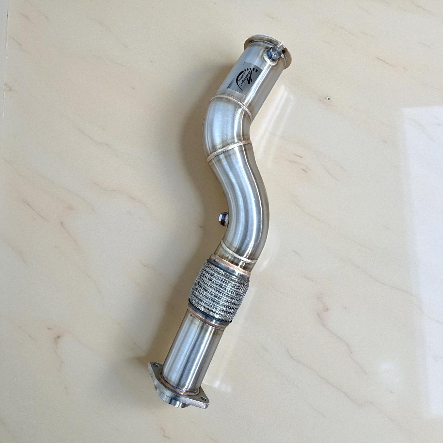 3.5 Inch S58 Race Downpipe For BMW M3 G80, M2 G87, M4 G82, M4 G83 - PCWLDASHRES