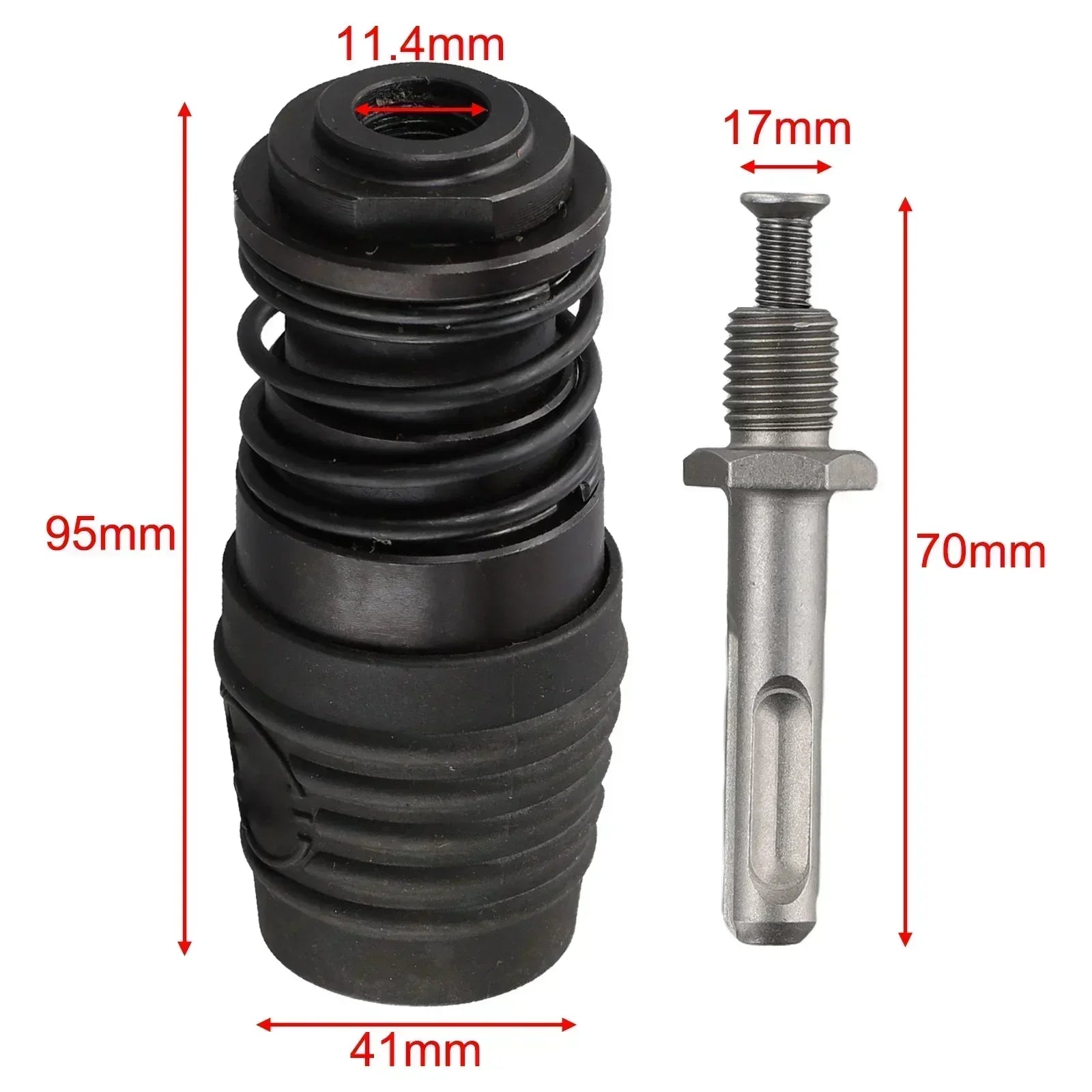 1pc SDS Plus To SDS Max Adapter For Hammer Drill For SDS-Plus Socket Chisel Hammer Drill Chuck Adapter Converter Power Tools