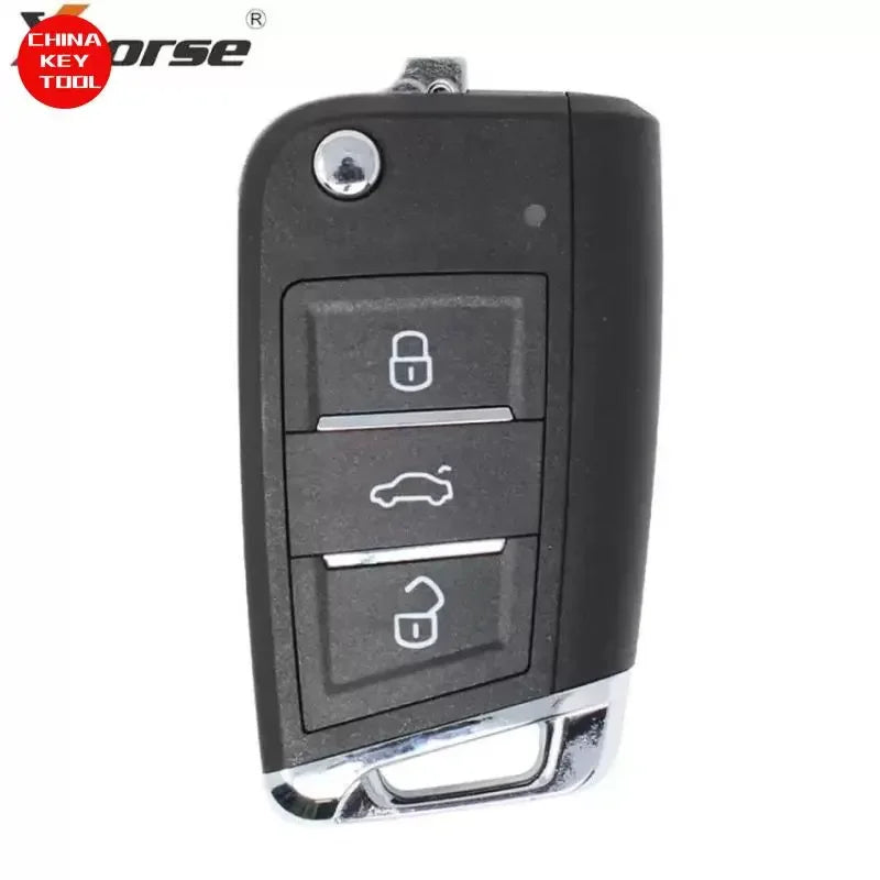 1PCS Xhorse Smart Flip Remote Key For MQB Style 3 Buttons XSMQB1EN