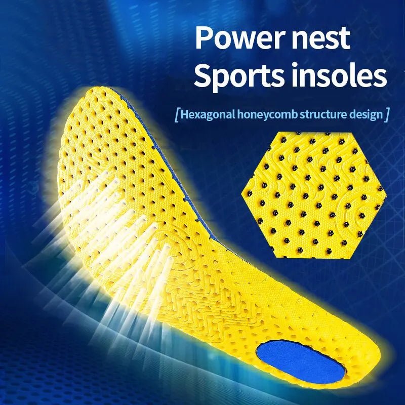 3Pairs Memory Foam Orthopedic Insoles for Feet Shoe Sole Pad Mesh Deodorant Breathable Sneakers Running Cushion for Men Women - PCWLDASHRES